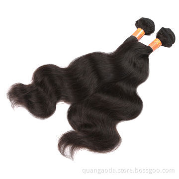 Body Wave Indian Human Hair Weave, Unprocessed Natural Black, Can DyeNew